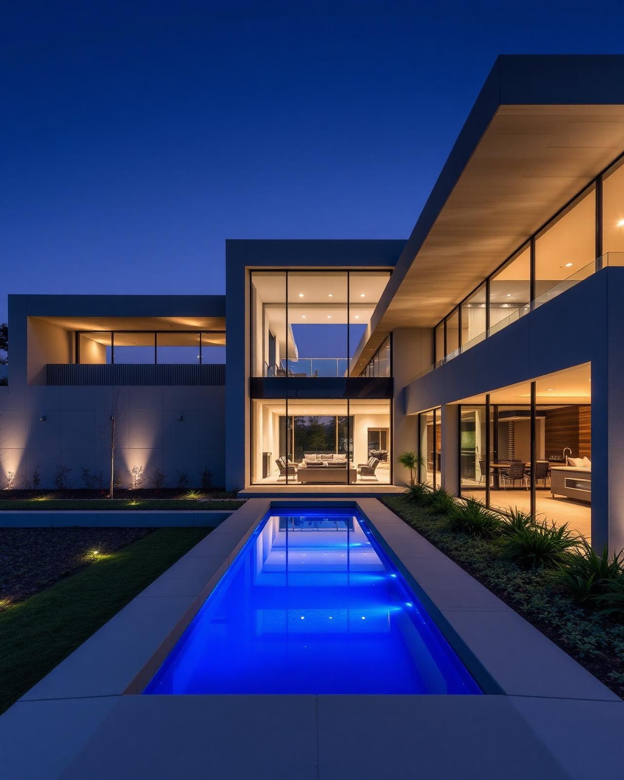 Luxury architectural exterior